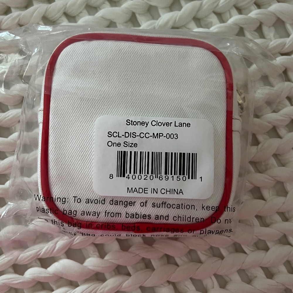 Stoney Clover Lane x Diet Coke embroidered mini pouch ♥️ - Picture 4 of 4